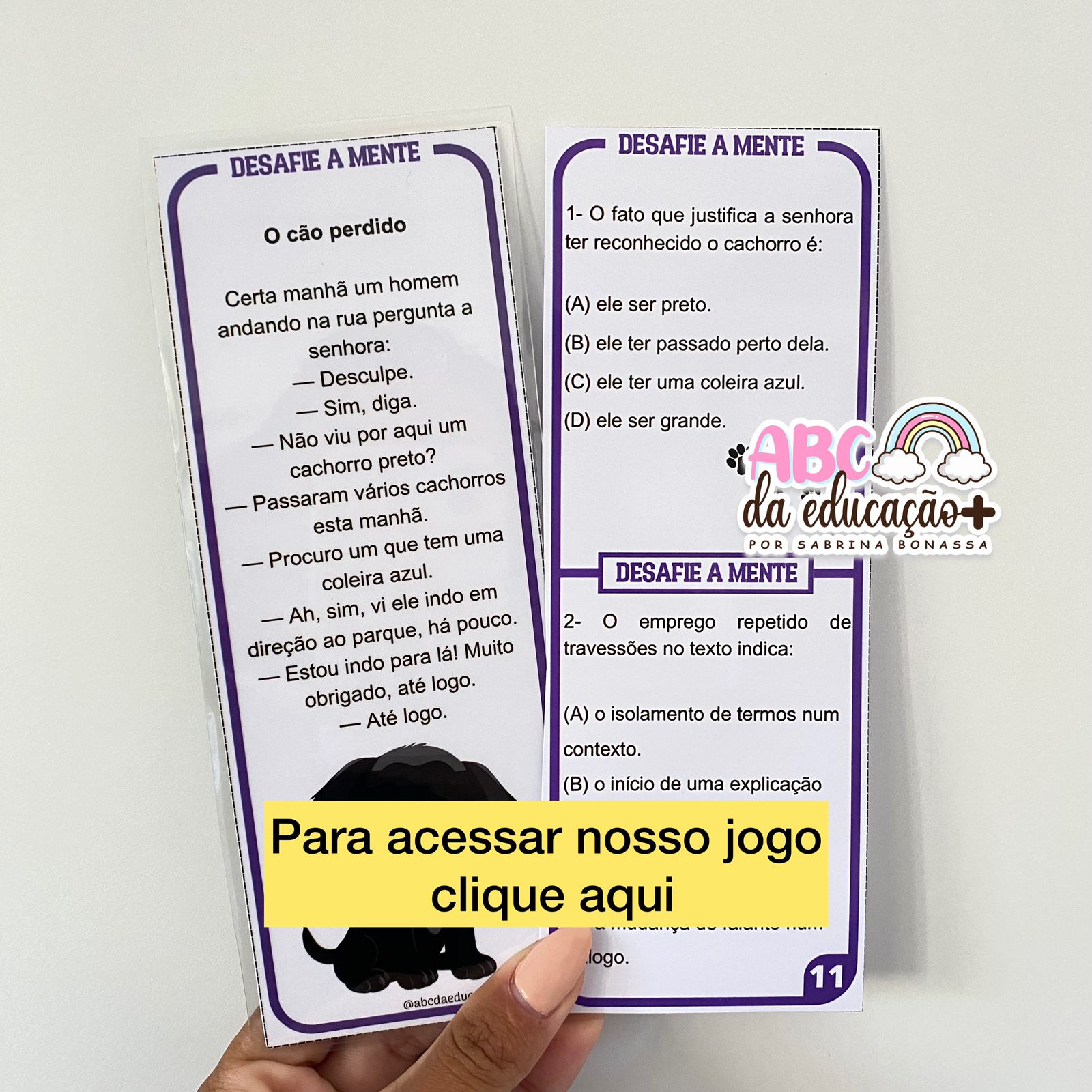 Jogos educativos produzidos pelo 5º ano