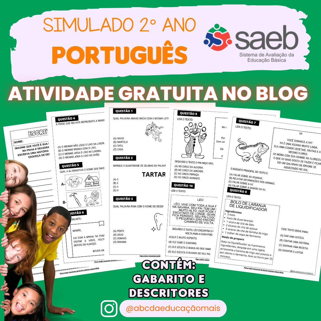 Jogos educativos do 2º Ano de Língua Portuguesa