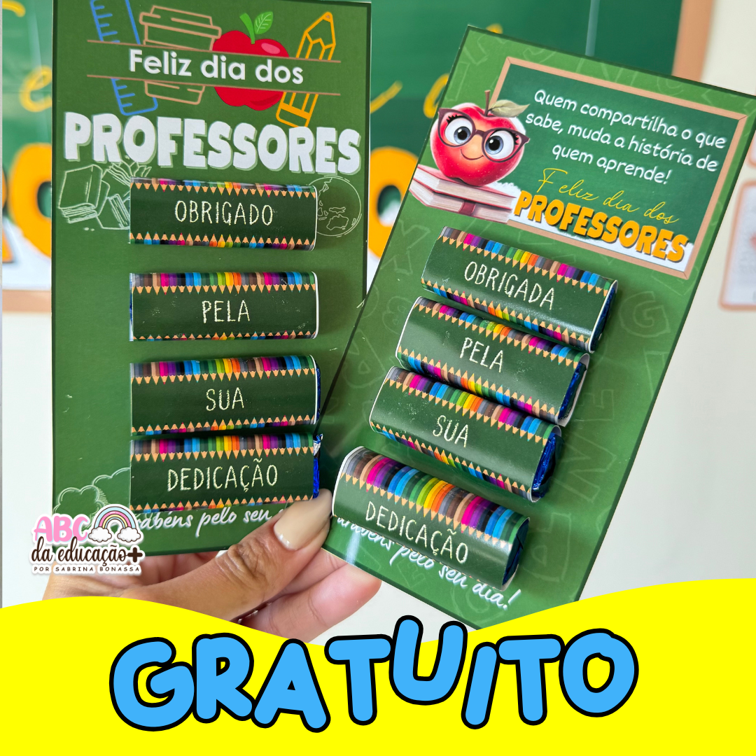 Cartão para o Dia dos Professores – Gratuito para imprimir
